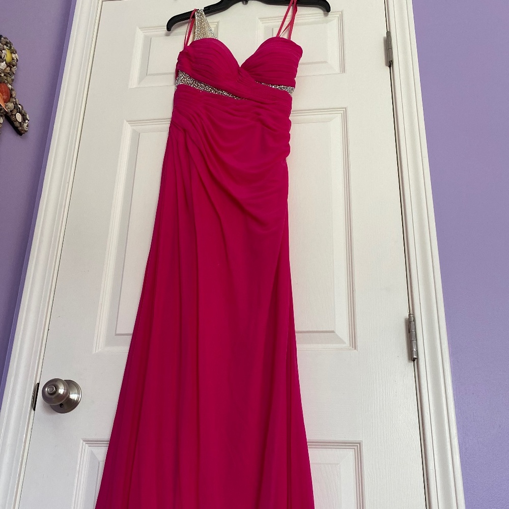 Fuchsia Cache Prom Dress